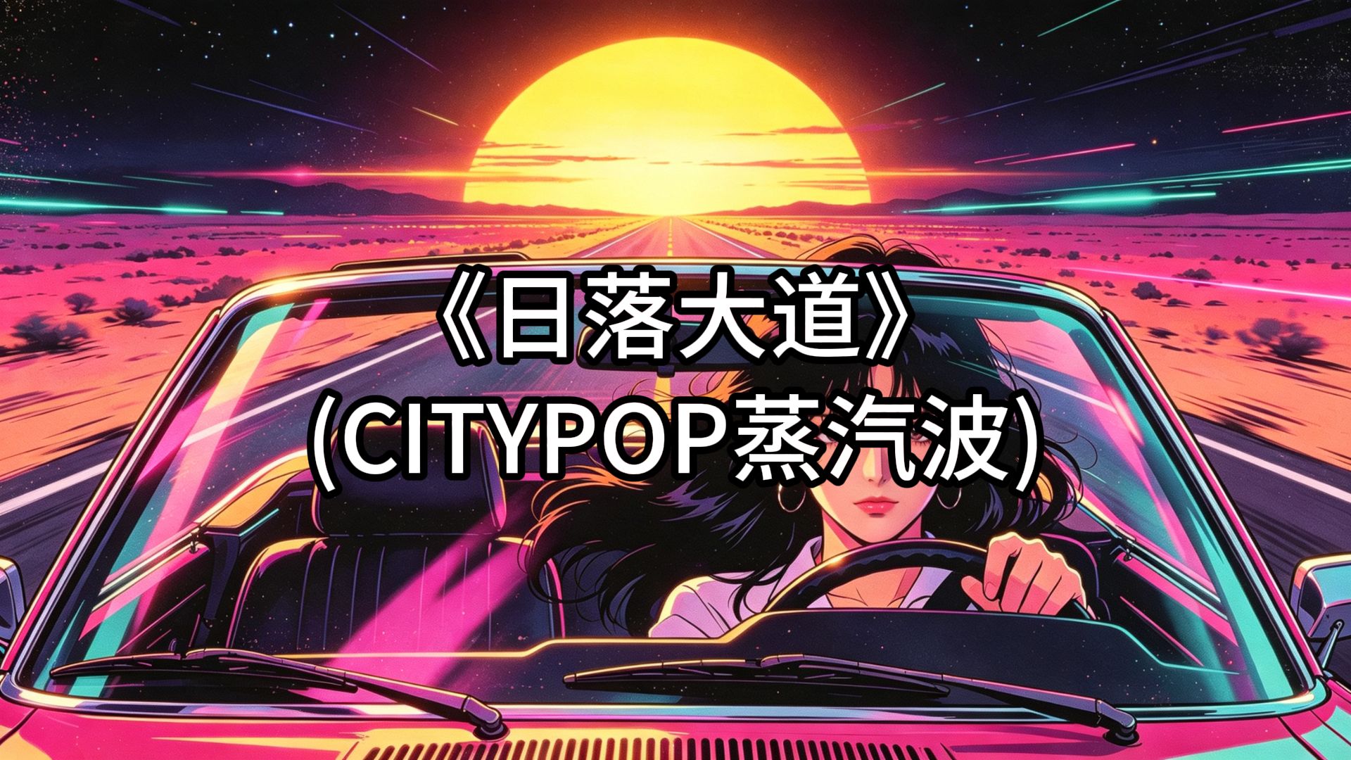 梁博《日落大道》CITYPOP蒸汽波COVER合成波