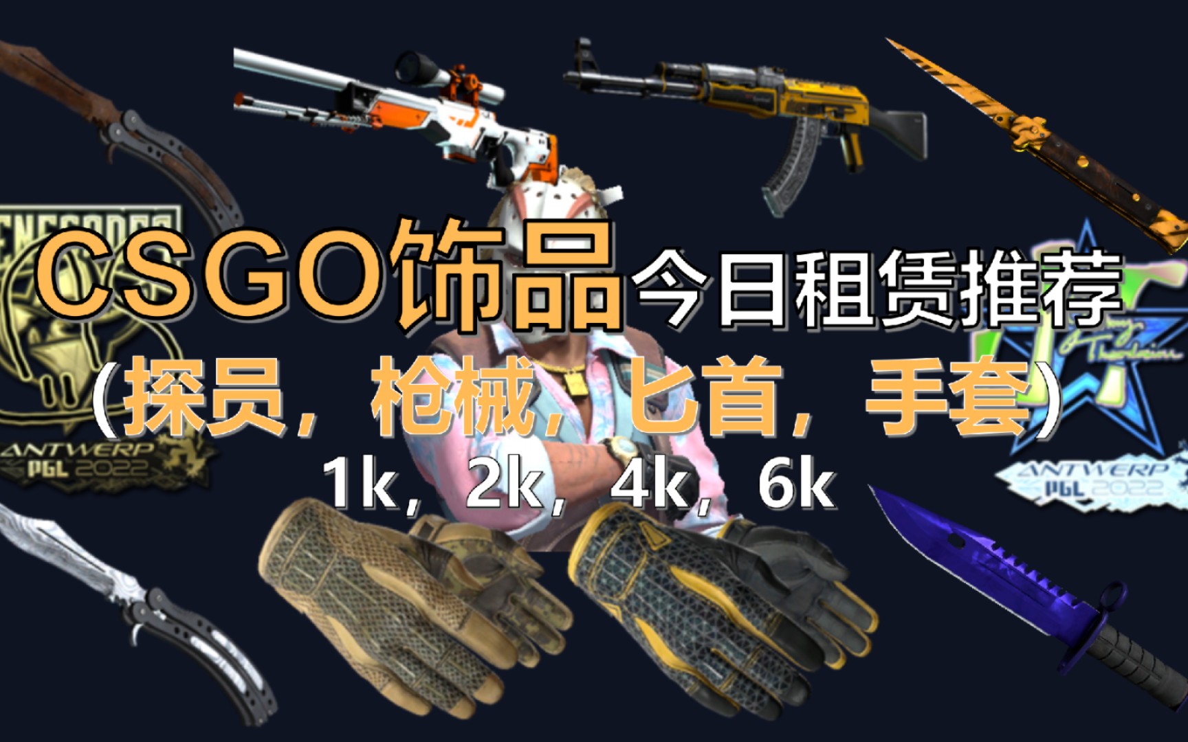 CSGO饰品租赁推荐,市场价格回调,租赁市场洗牌