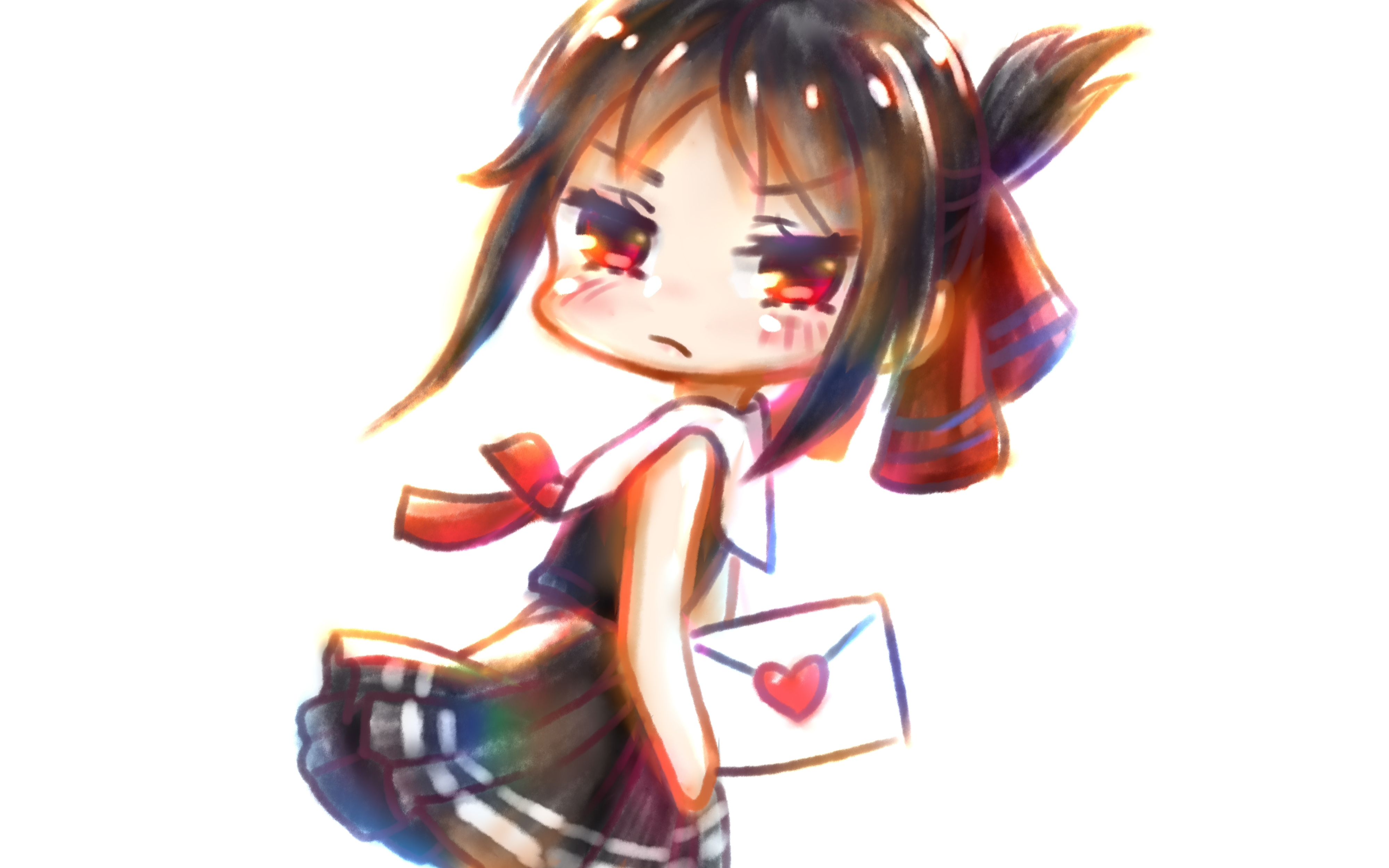 阿婆自创了q版 辉夜大小姐【绘画过程】这就是二次元吗?