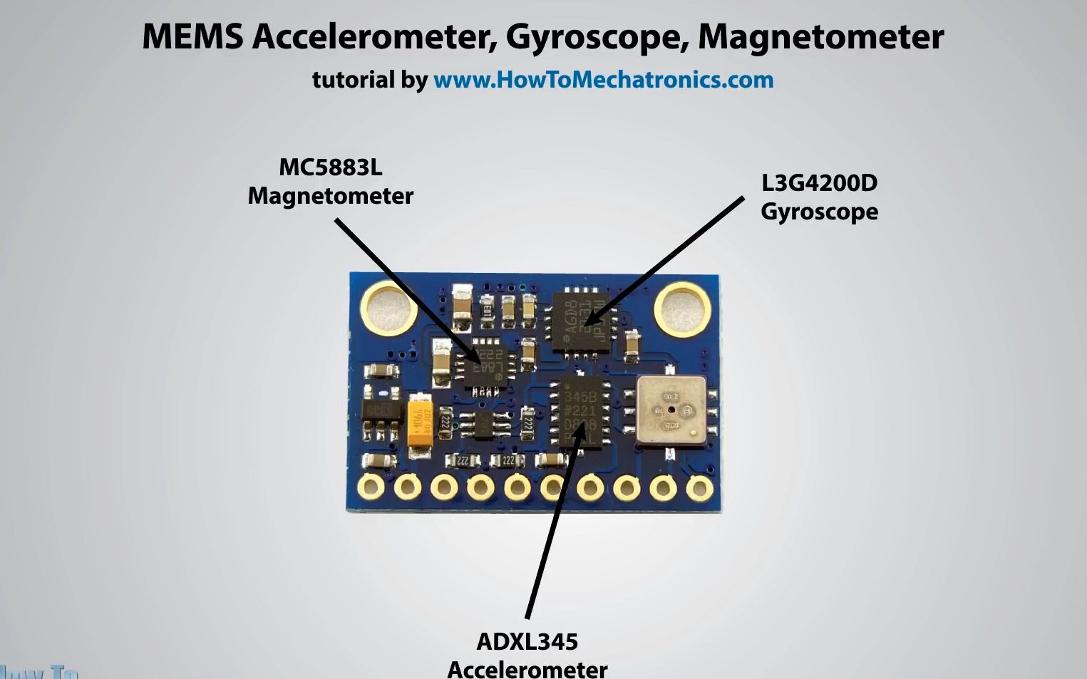 MEMS加速度计陀螺仪磁力仪如何工作+Arduino教程(中英字幕)[How To Mechatronics]哔哩哔哩bilibili