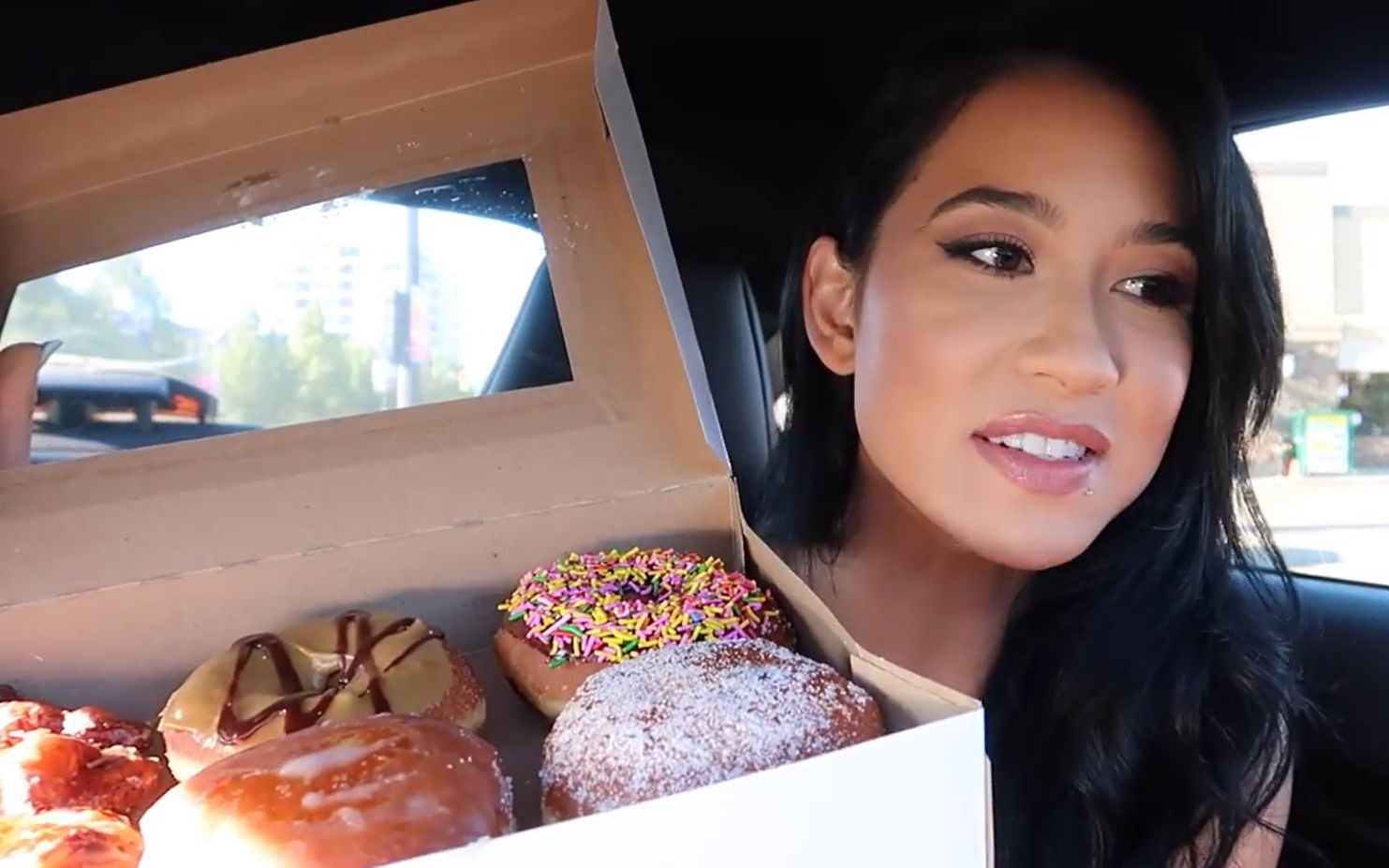 cheat day美食吃播/健身 漂亮小姐姐stephanie buttermore eating