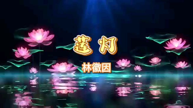 诗歌:《莲灯》(林徽因)诵读文子哔哩哔哩bilibili