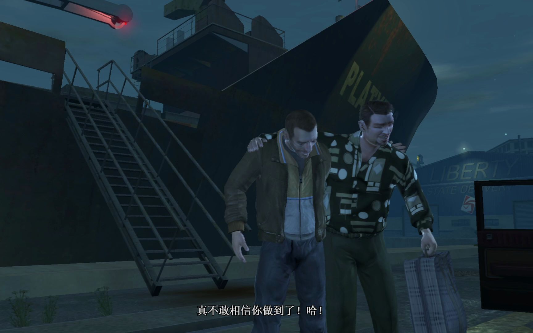 GTA4 黑色自由城 Niko和Romen哔哩哔哩bilibili