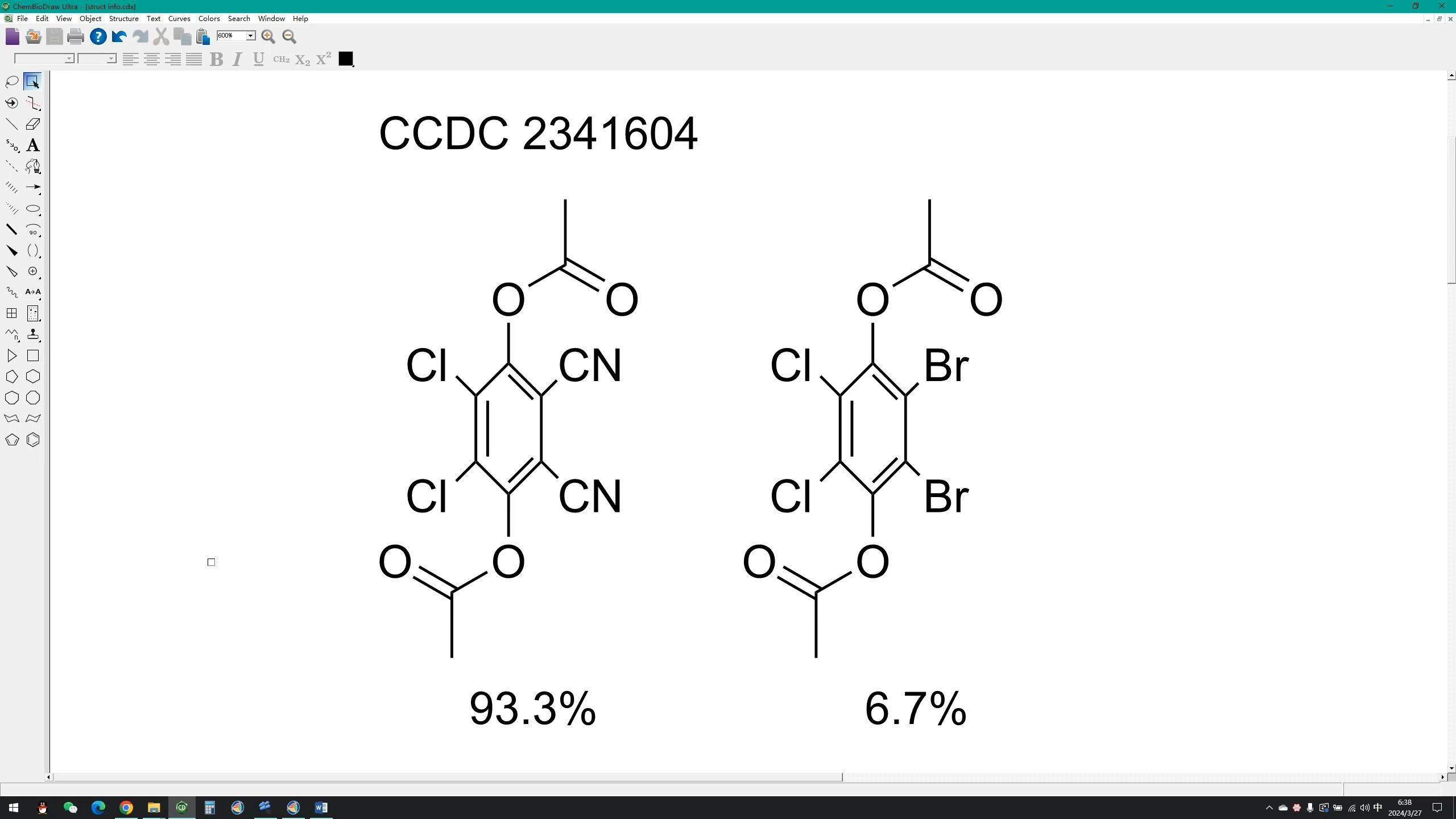 单晶结构解析练习139(数据还原-氰基和溴的共占据无序)