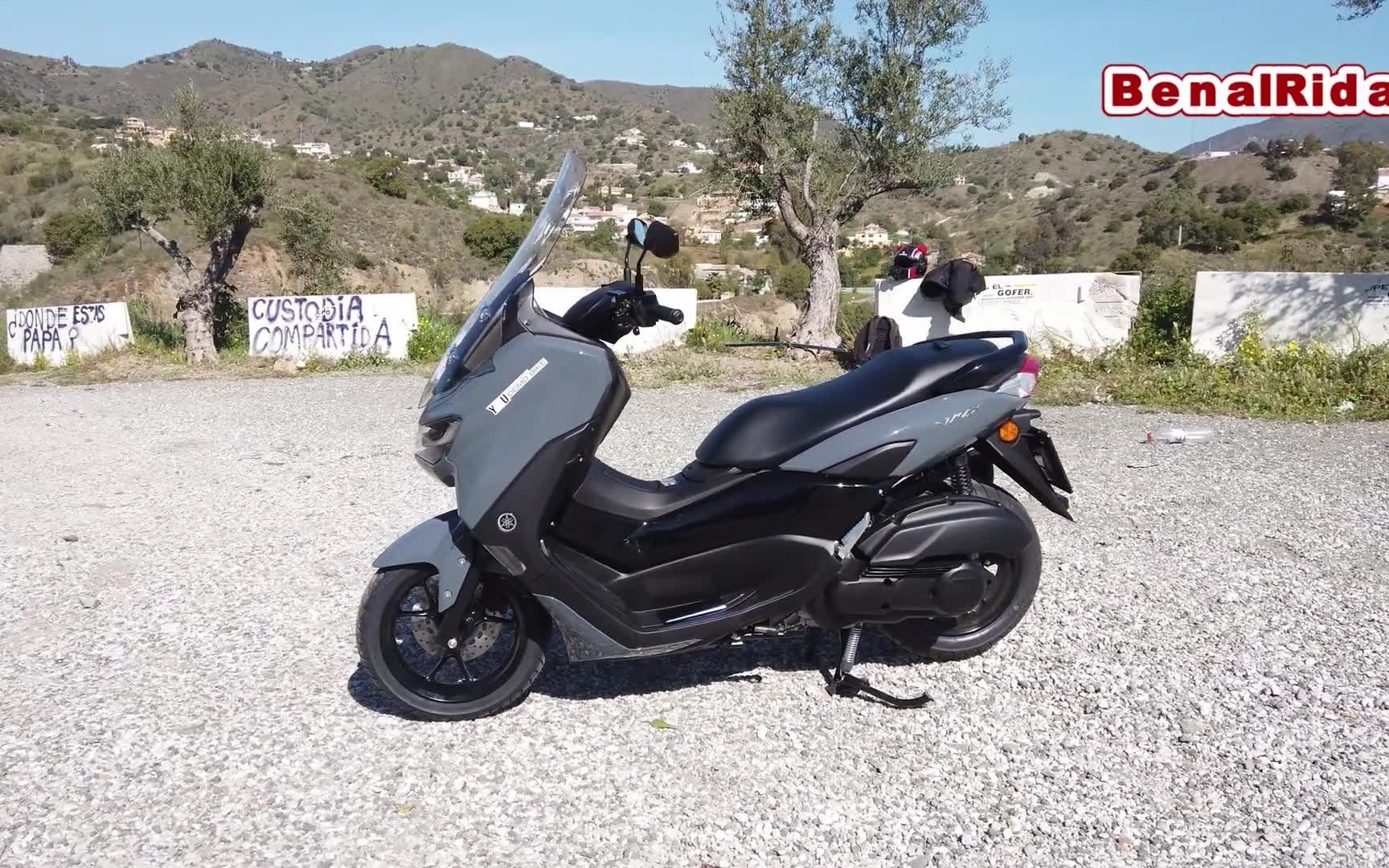 雅马哈nmax2021试驾和审查绕车声音检查加速