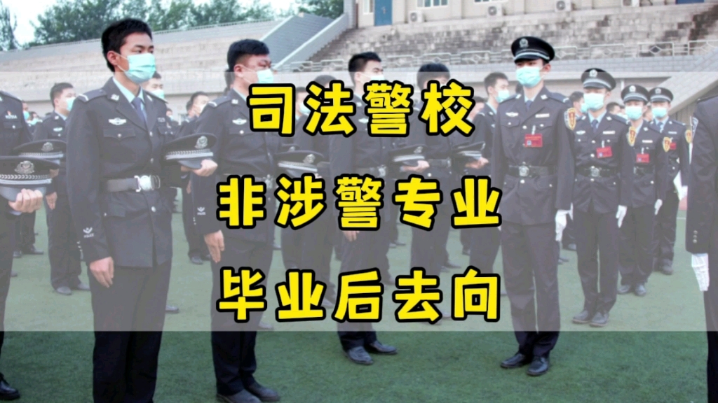 [图]司法警校，8个非涉警(管理科学)专业男生，毕业后去向