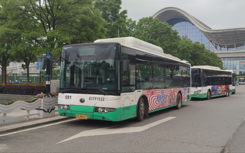 武汉公交pov551路前方展望二七长江大桥上的重要线路