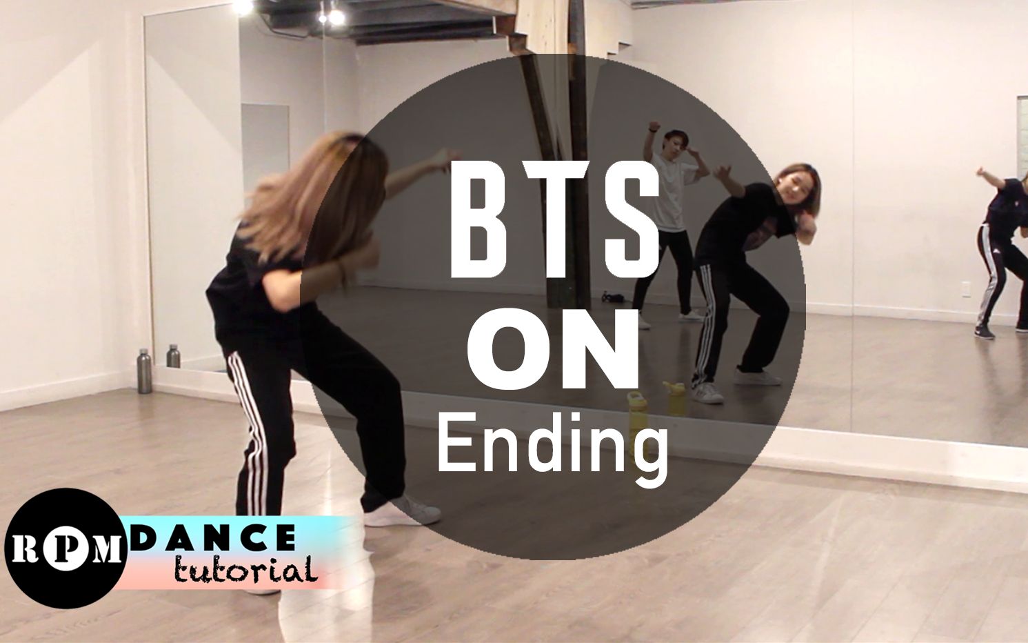 m镜面舞蹈教学】防弹少年团bts "on"(结尾ending)超详细分解教学小白
