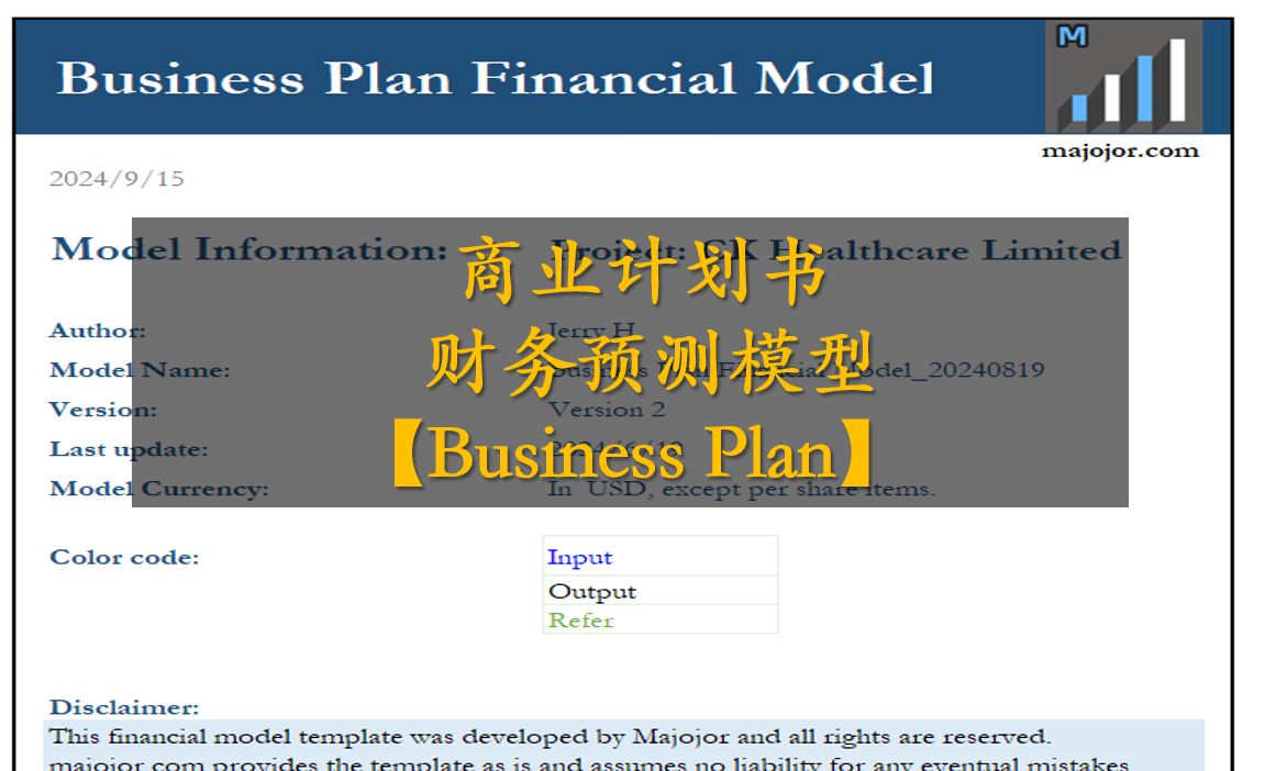 2小时零基础入门 商业计划书 财务预测模型哔哩哔哩bilibili