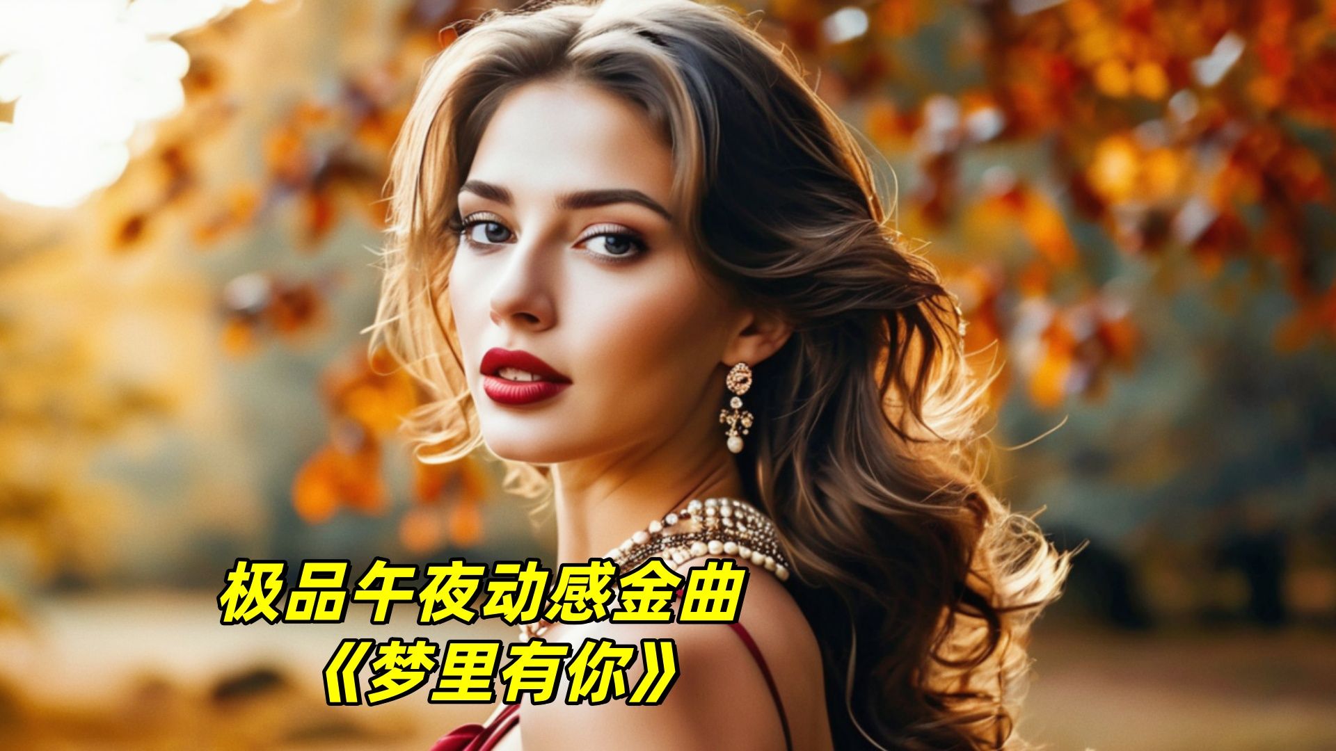 极品午夜动感金曲《梦里有你》，中英双语字幕，上头旋律百听不厌