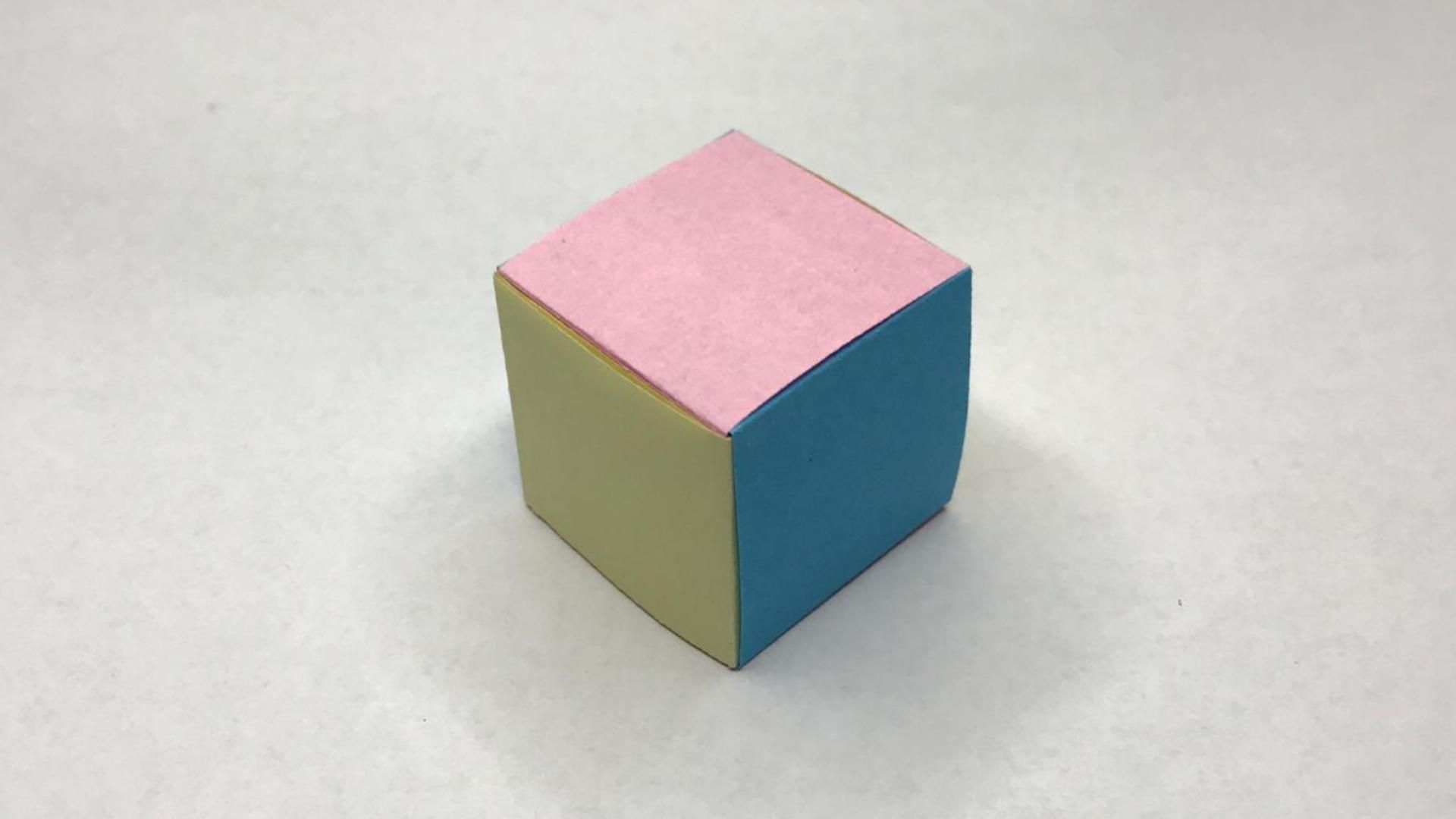 正六面体手工折纸