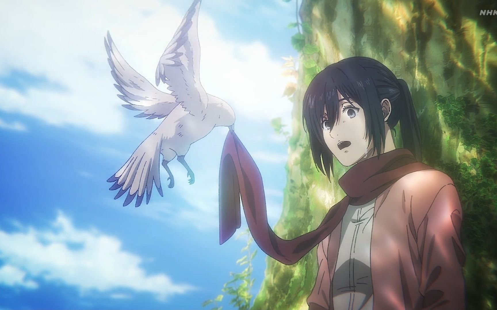 艾伦最后一次给三笠围围巾