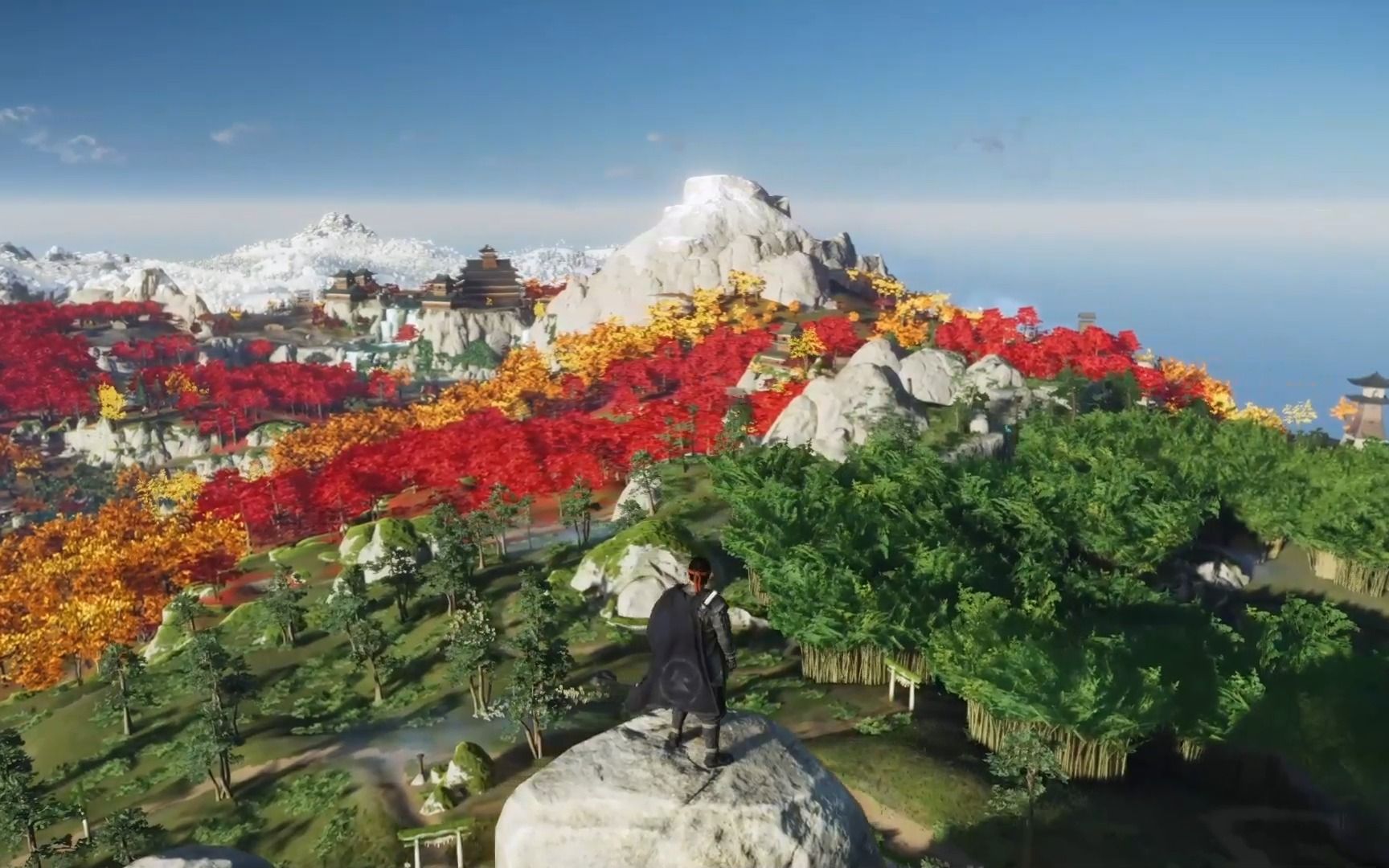 有刀,远程有箭,还有轻功和暗器,连杀涨士气,风景也美丽【对马岛之魂】