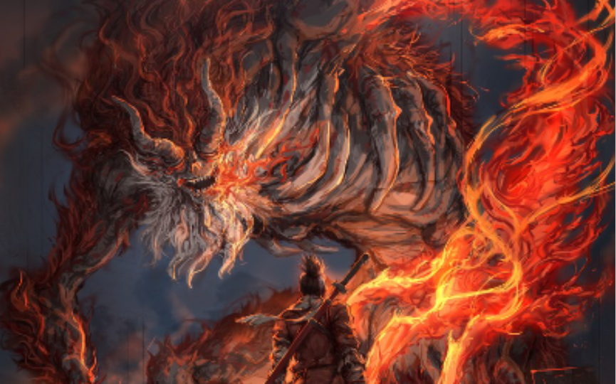 只狼boss战怨恨之鬼无道具消耗垫步平a打法