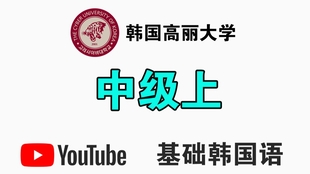 高丽大学韩国语4级 韩国语学习 韩语自学 中级韩语 韩语入门 地道韩国人教学 哔哩哔哩 つロ干杯 Bilibili