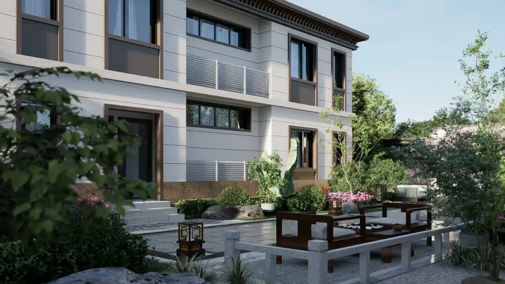 远大美宅-中式别墅-"富厚堂"震撼上线_哔哩哔哩_bilibili