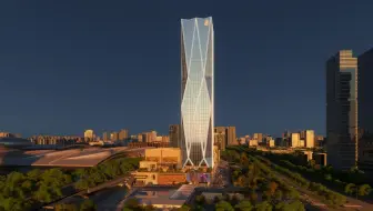 SOM / 中国绿发CGDG 新疆华美胜地乌鲁木齐丽思卡尔顿酒店集群