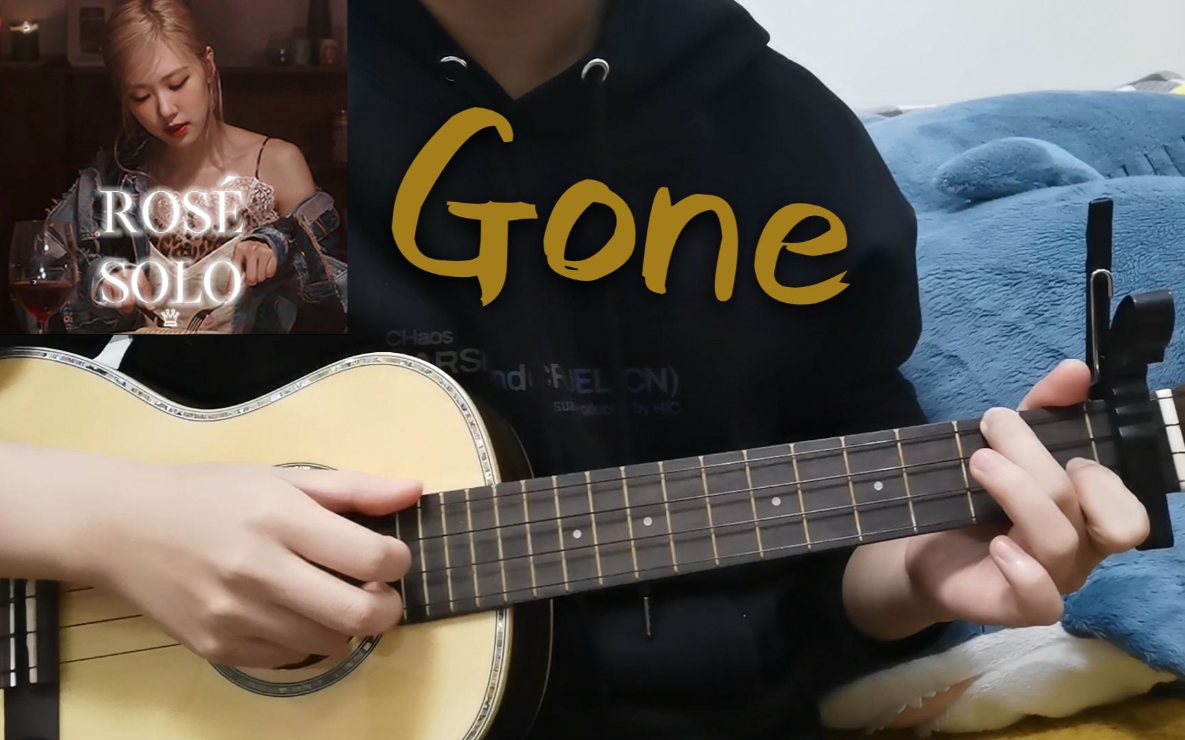 尤克里里blackpinkrosegonei带谱i新手可学