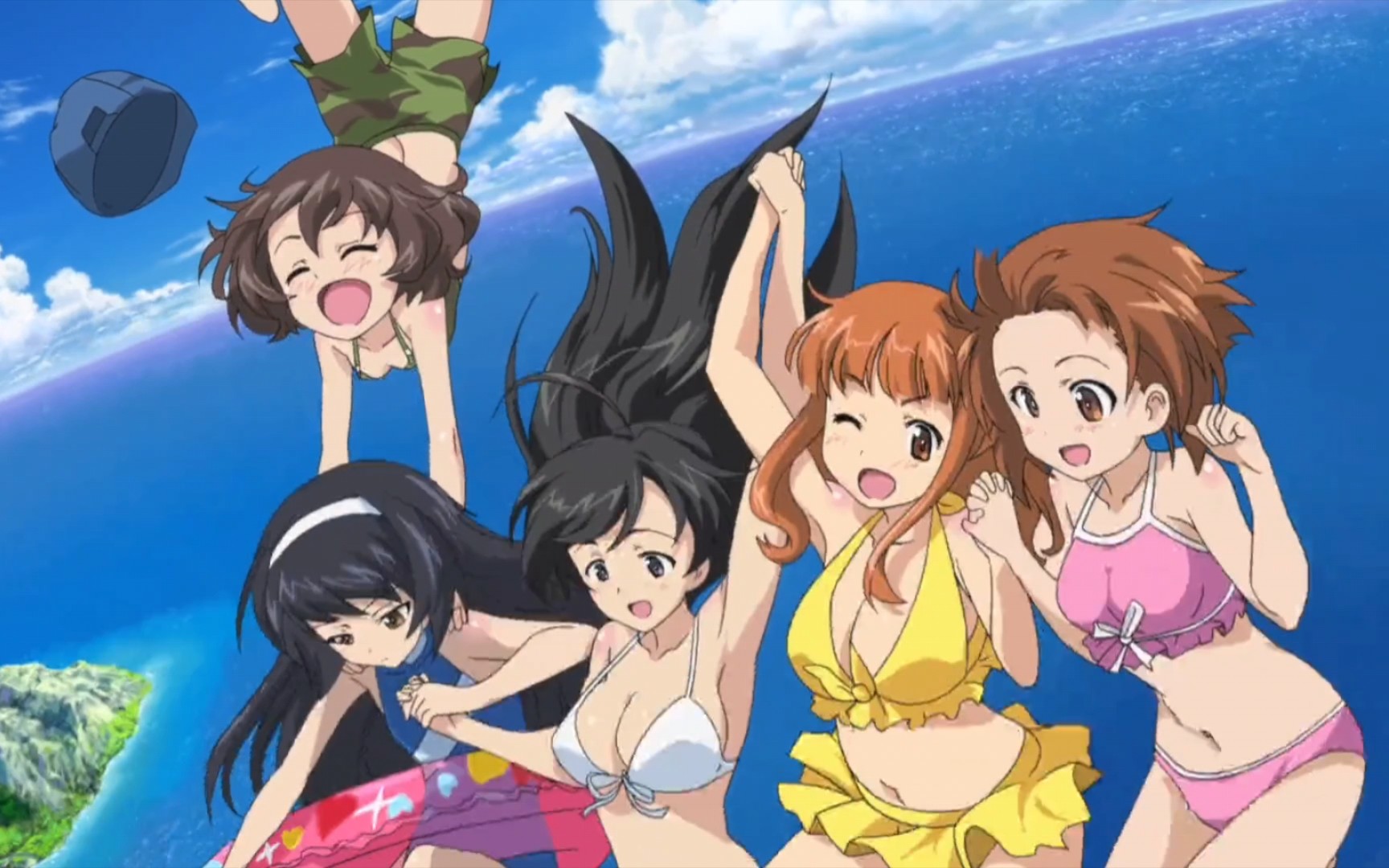 【少女与战车】泳装回_哔哩哔哩_bilibili