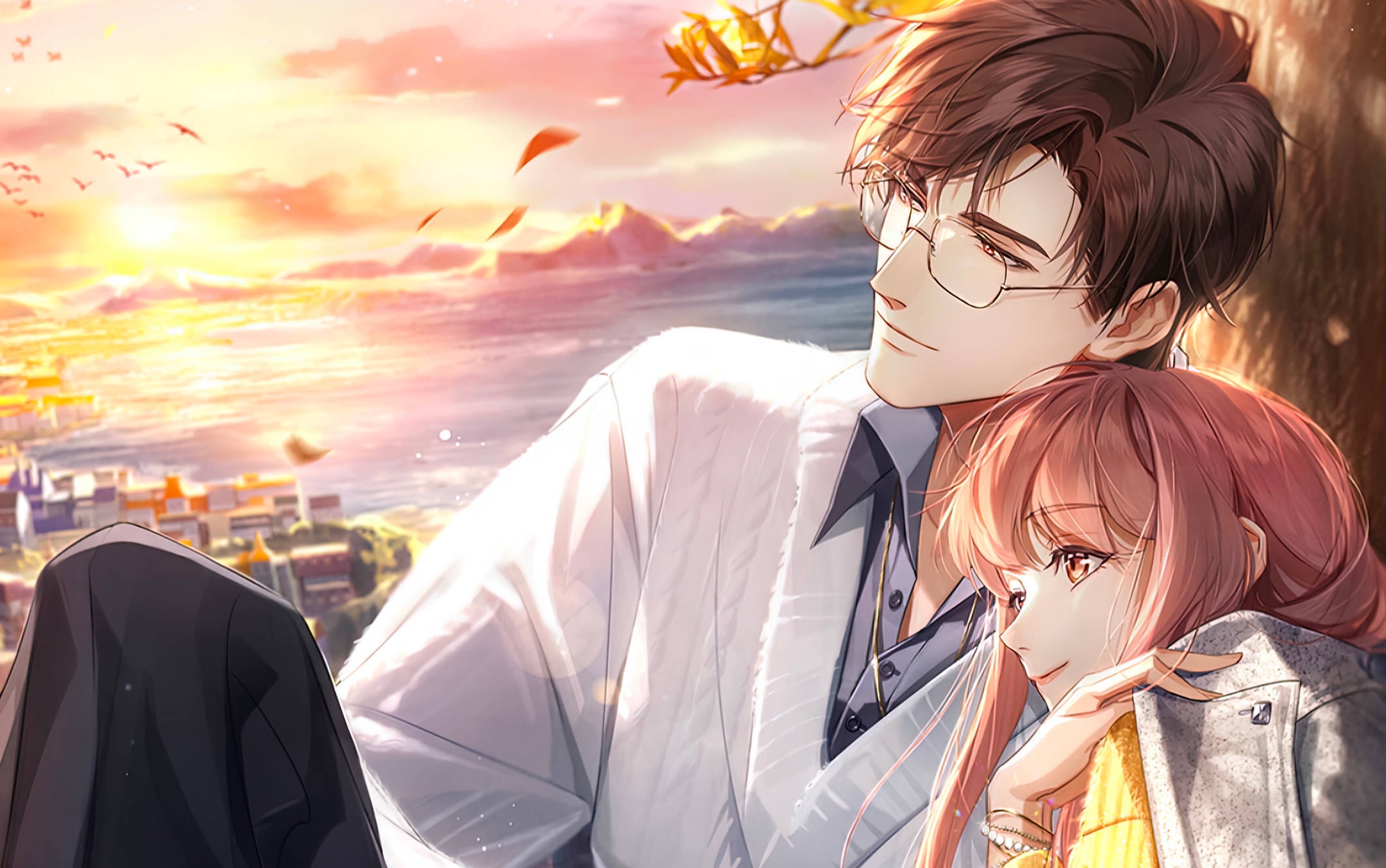 光与夜之恋 陆沉·光暖秋林 卡面全剧情_手机游戏热门视频