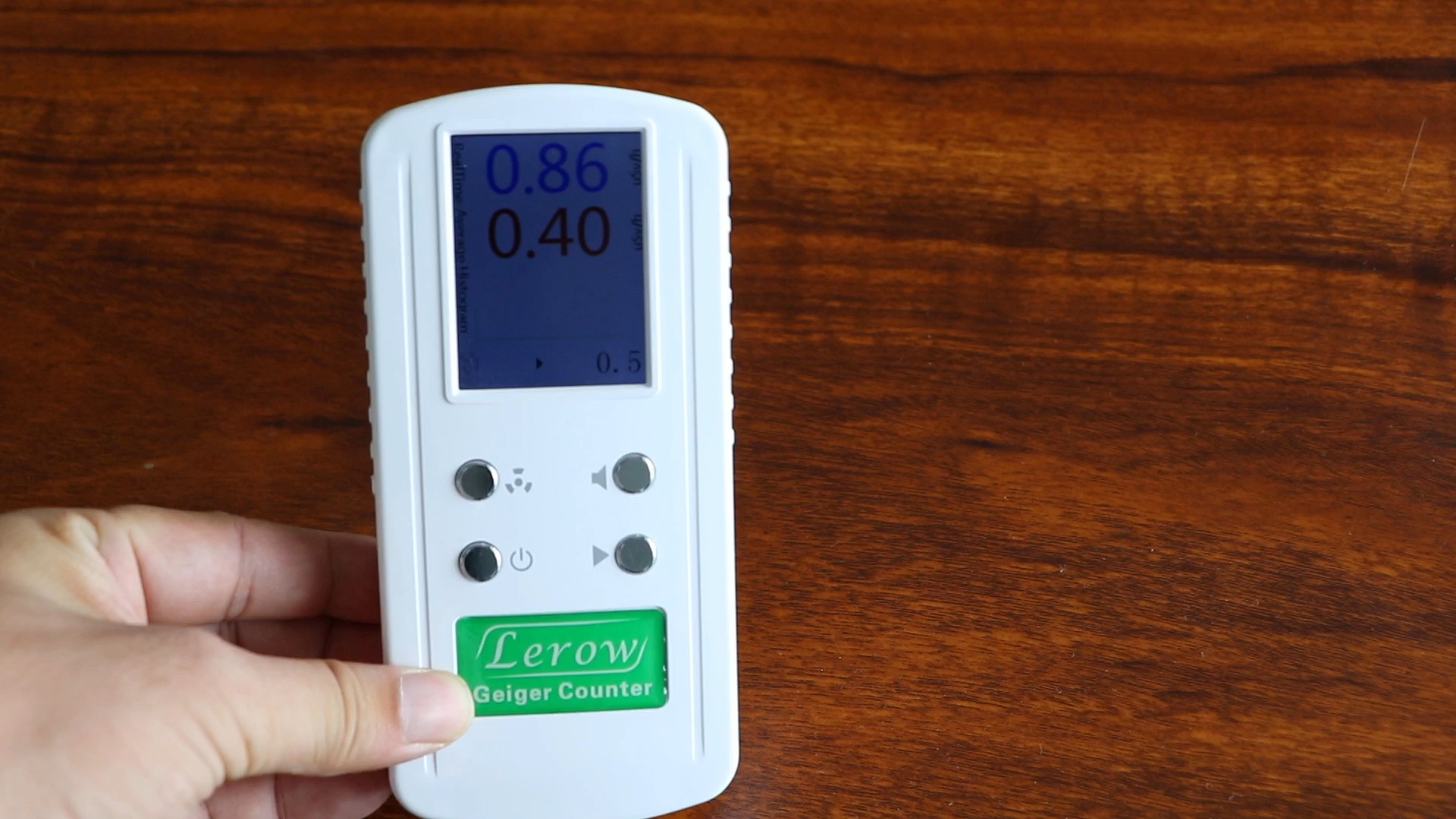 lerow lr4011盖革计数器实测钙铀云母矿石电离辐射