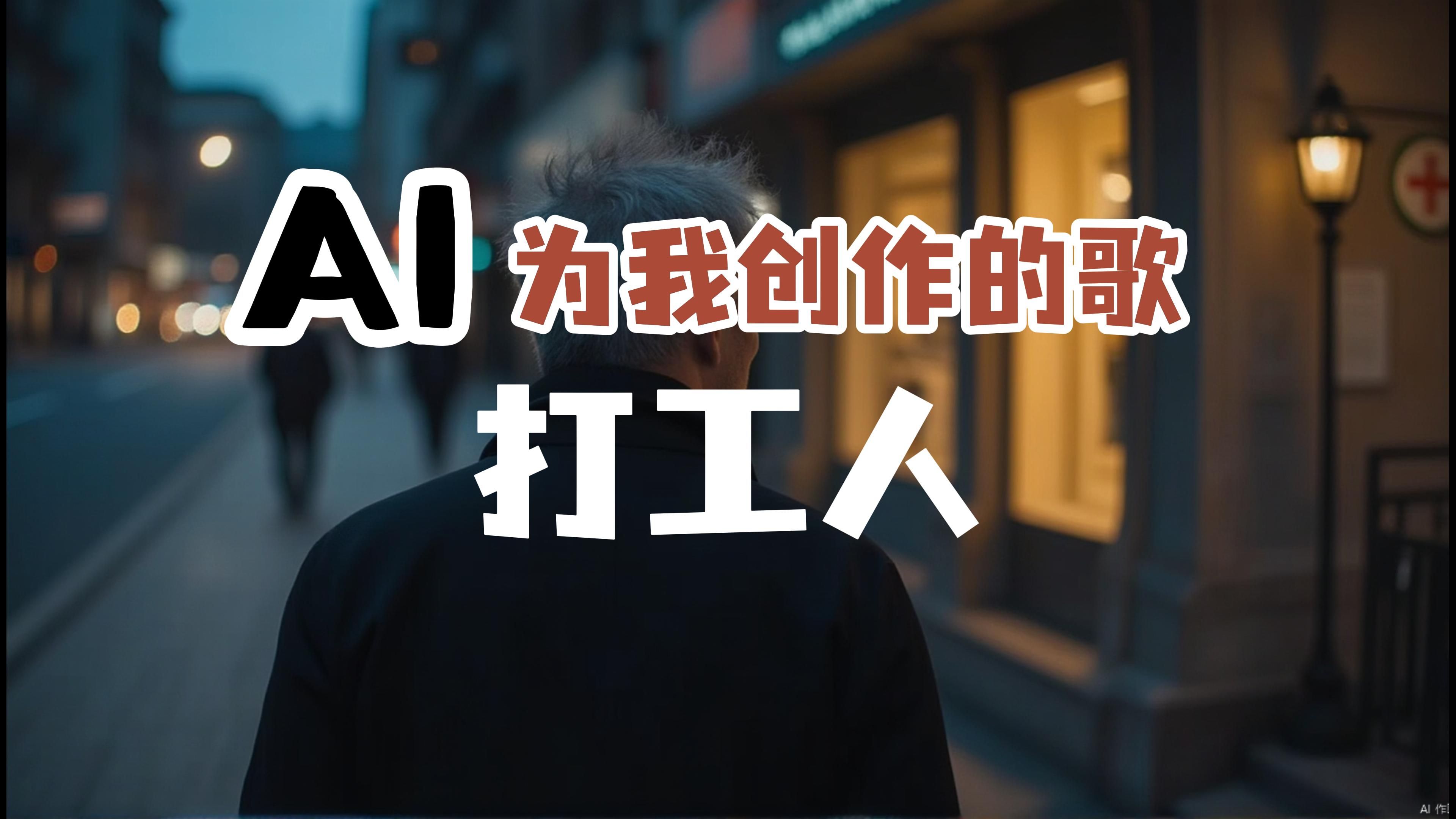 AI为我创作的歌  打工人  这些年你我都在经历的时光!哔哩哔哩bilibili