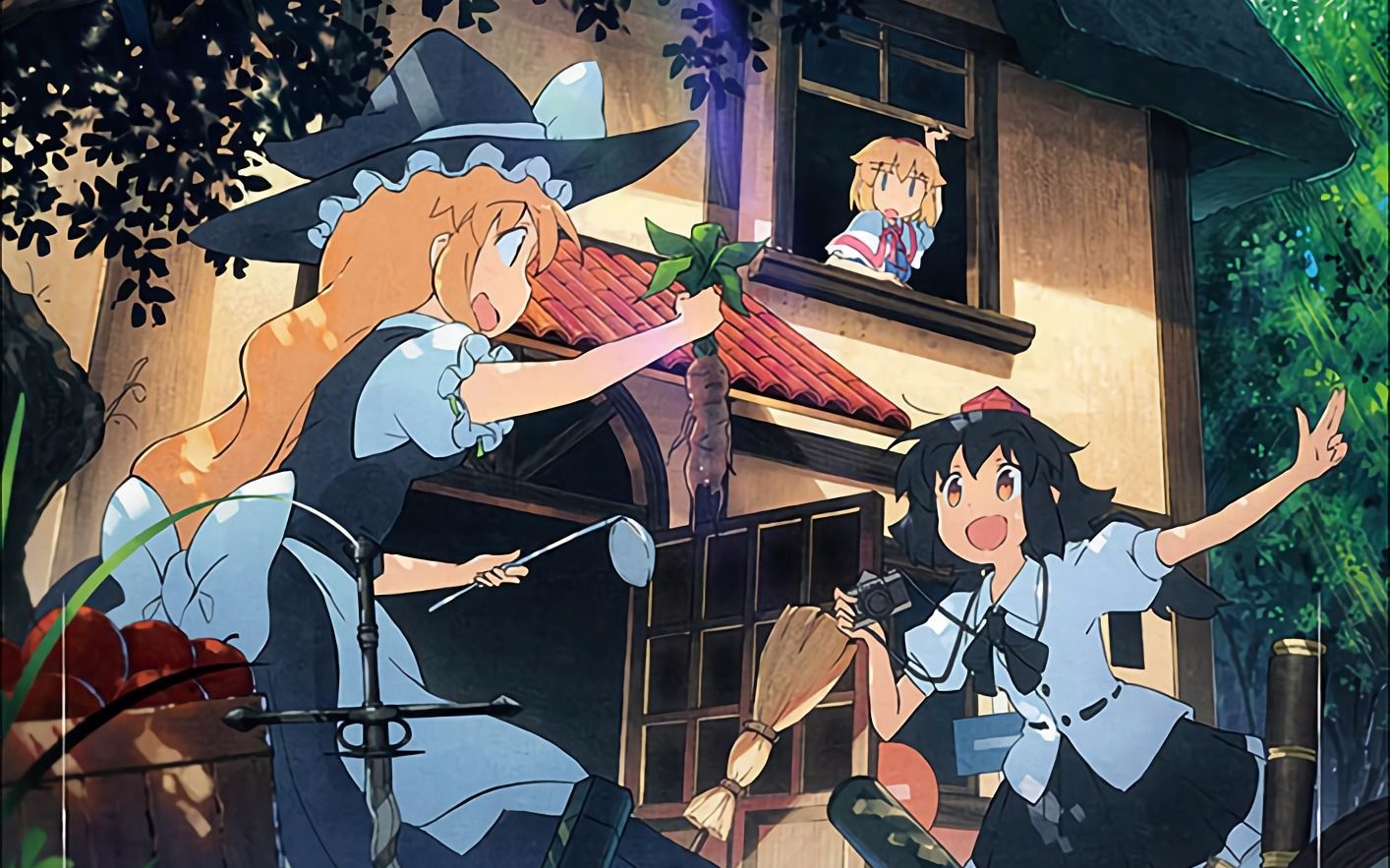 东方project梦想夏乡各话画风对比