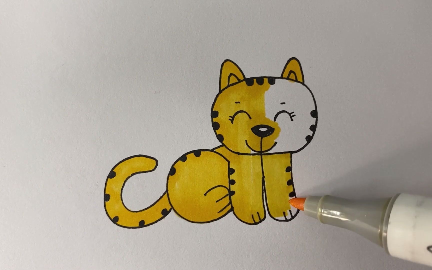 用cat画小花猫的方法