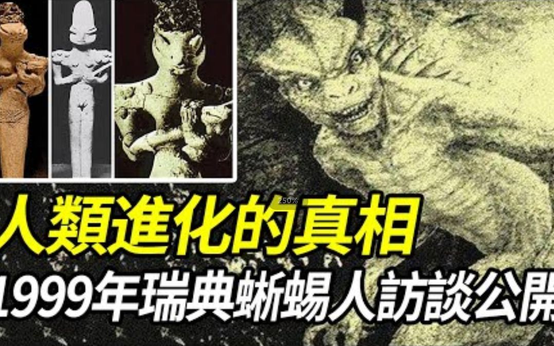 [图]1999年瑞典蜥蜴人访谈公开！人类进化、恐龙毁灭之谜解开，蜥蜴人竟然就在我们身边！