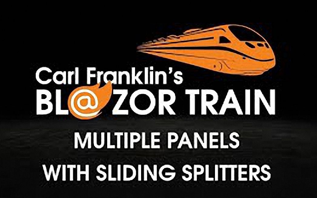 Blazor Train: Multiple Panels with Sliding Splitters哔哩哔哩bilibili