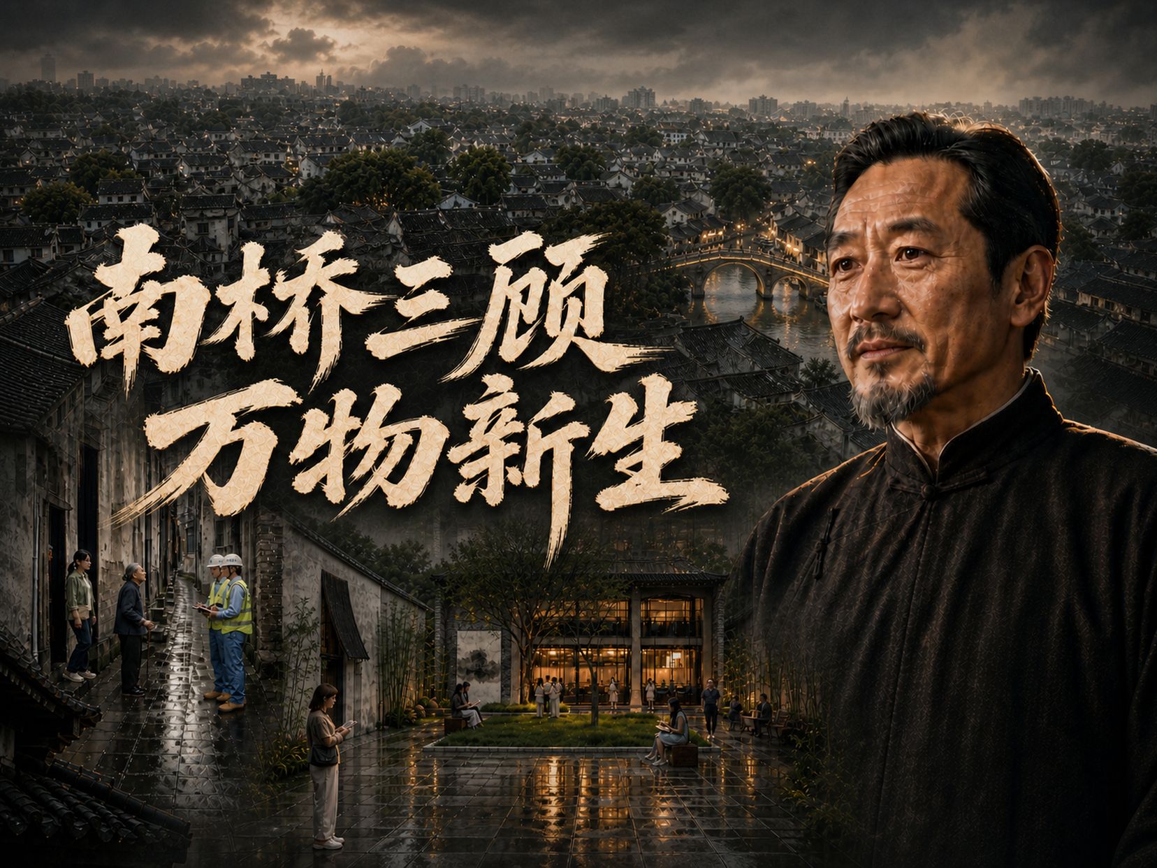 《南桥三顾・万物新生》中建八局文旅博览公司无锡南市桥巷百年更新的故事，就此开篇