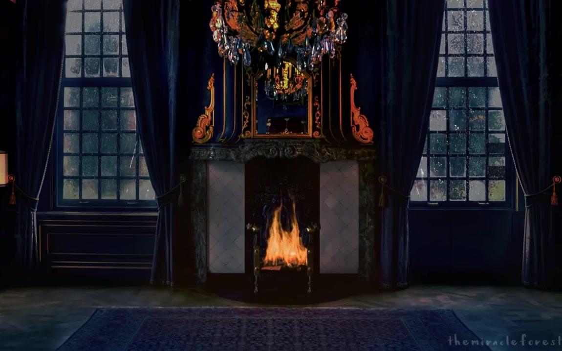 asmr8小时miracleforest风雨交加的夜晚的环境音雷声雨声风声无人声无