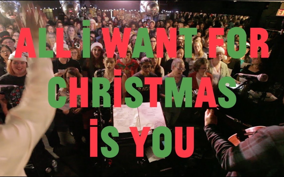 [图]【百人合唱团合唱】牛姐圣诞经典《All I Want For Christmas Is You》