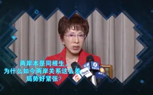 Скачать видео: 洪秀柱：台湾某些政治人物恶意操弄、丑化大陆，两岸感情怎会好？