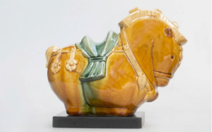 洛阳三彩艺《网红小马》唐小马~欢迎订购