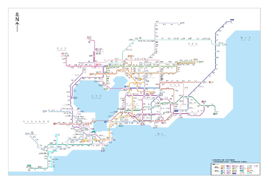 青岛地铁城市规划线路图