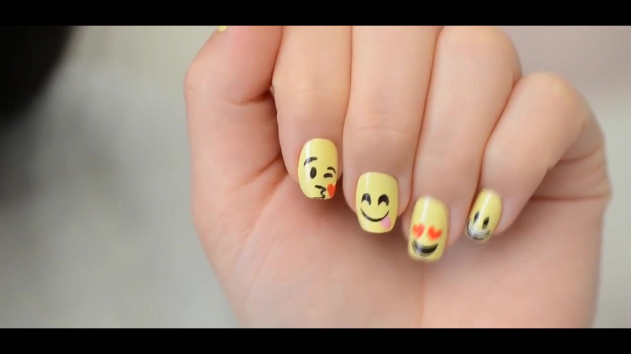 【my美丽物语】emoji美甲