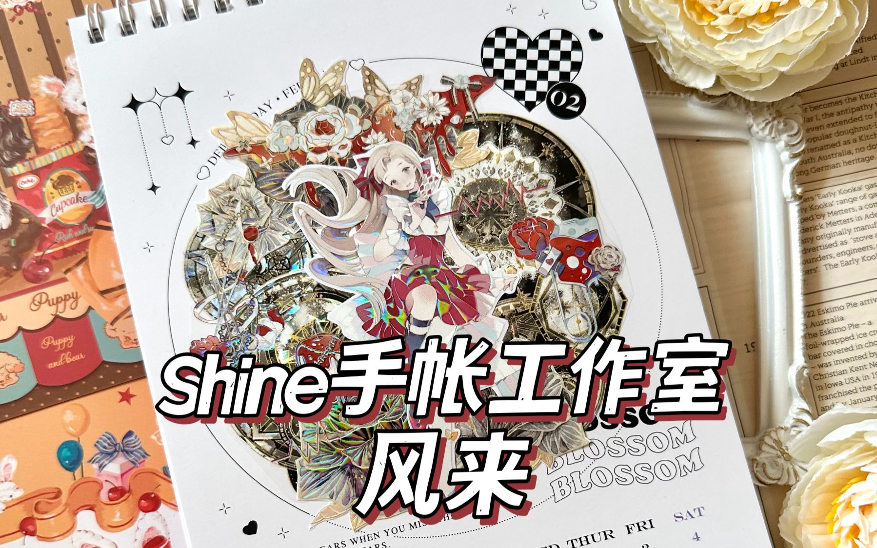 【手帐拼贴】Shine手帐工作室 风来哔哩哔哩bilibili