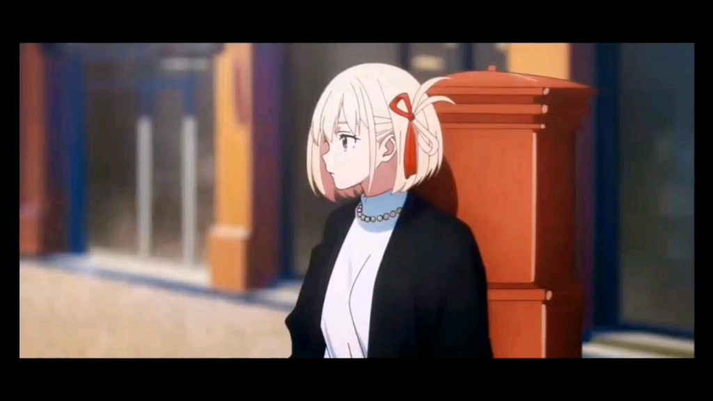 "盛开的花不一定是玫瑰,还可以是百合" #莉可莉丝 #百合花开了 #动漫