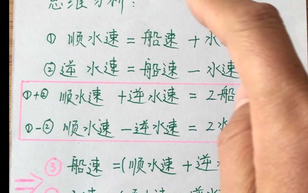 小学奥数之行船问题讲解哔哩哔哩bilibili