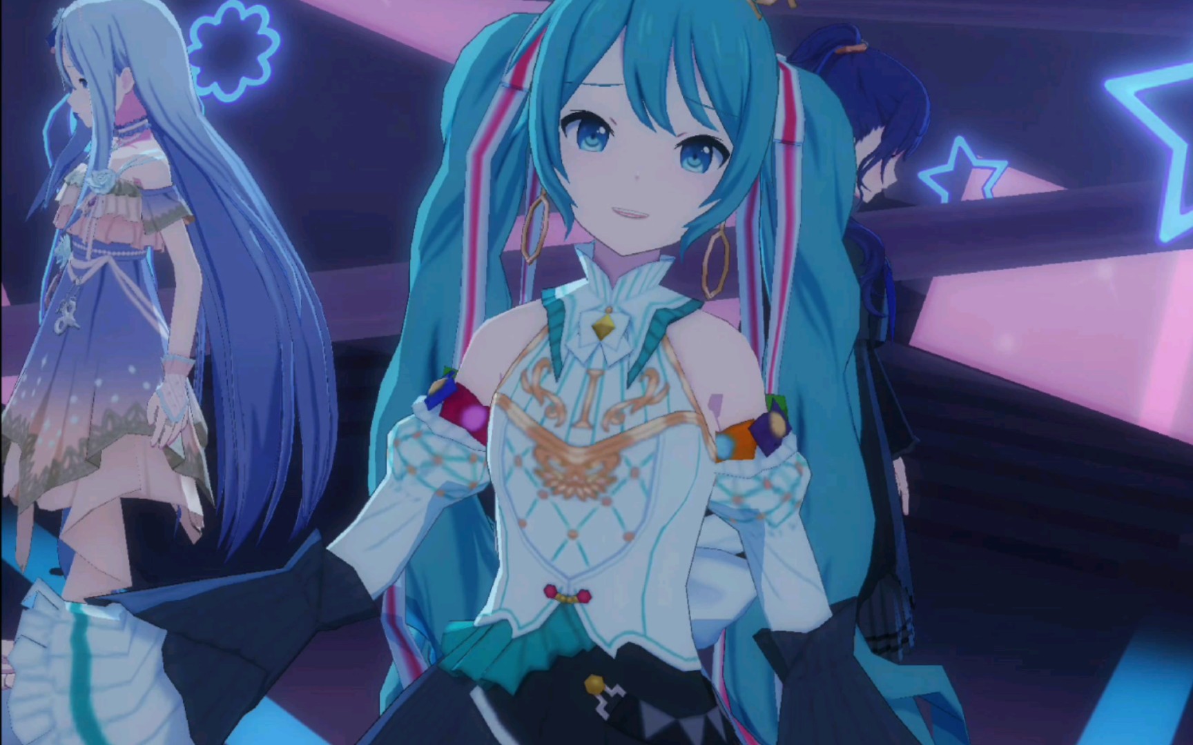 アイディスマイル [mv鉴赏]『miku周年服装』_音游热门视频