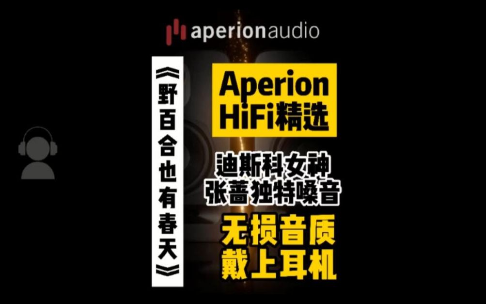 [图]【Aperion HiFi精选】独特嗓音《野百合也有春天》无损音质戴耳机