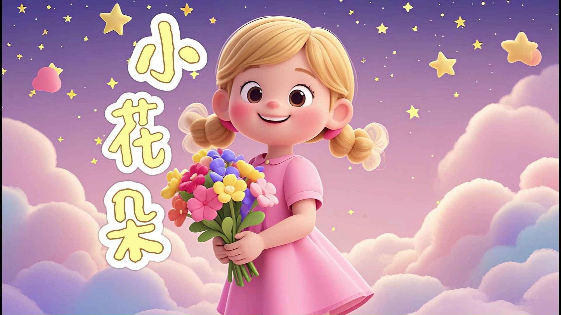 听了这首《小花朵》，一整天的心情都变甜啦！