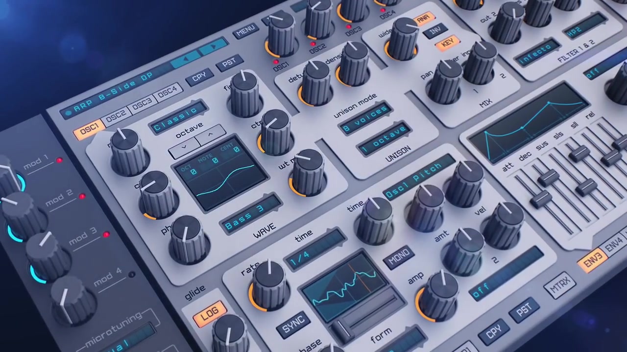 spire 减法合成器 炫酷展示视频