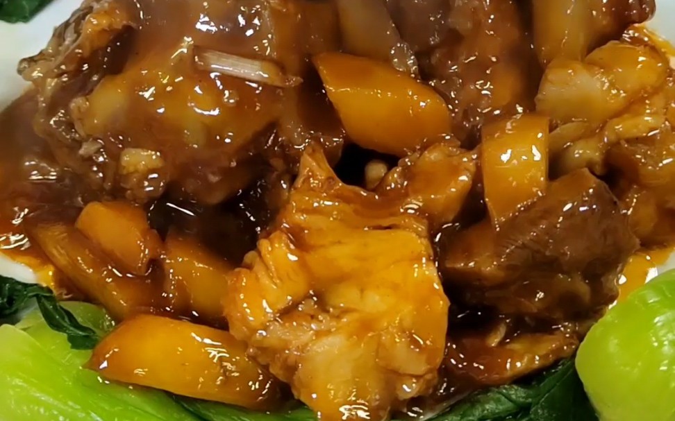红烧牛窝骨非常美味