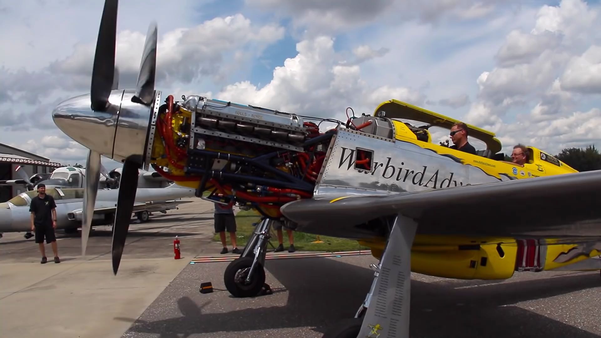 【搬】p51同轴反桨_点火测试和地面系留测试_p-51