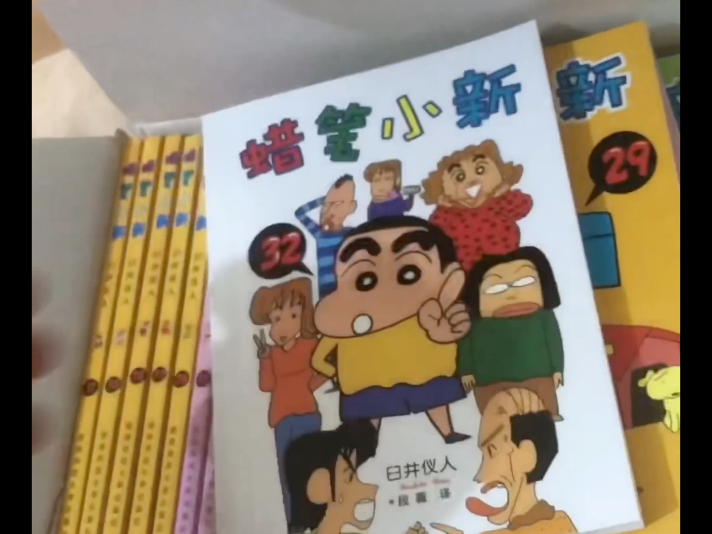 蜡笔小新漫画版摔跤记图片