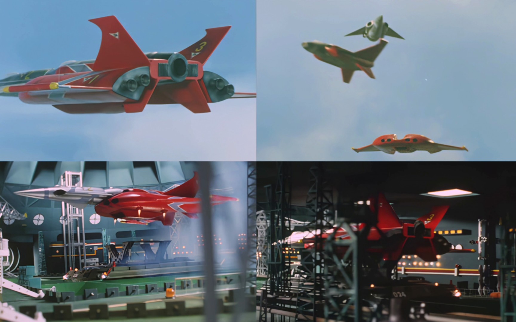 【4k修复】圆谷公司特摄ip《镜子超人》sgm战队詹伯凤凰号帅到没朋友!