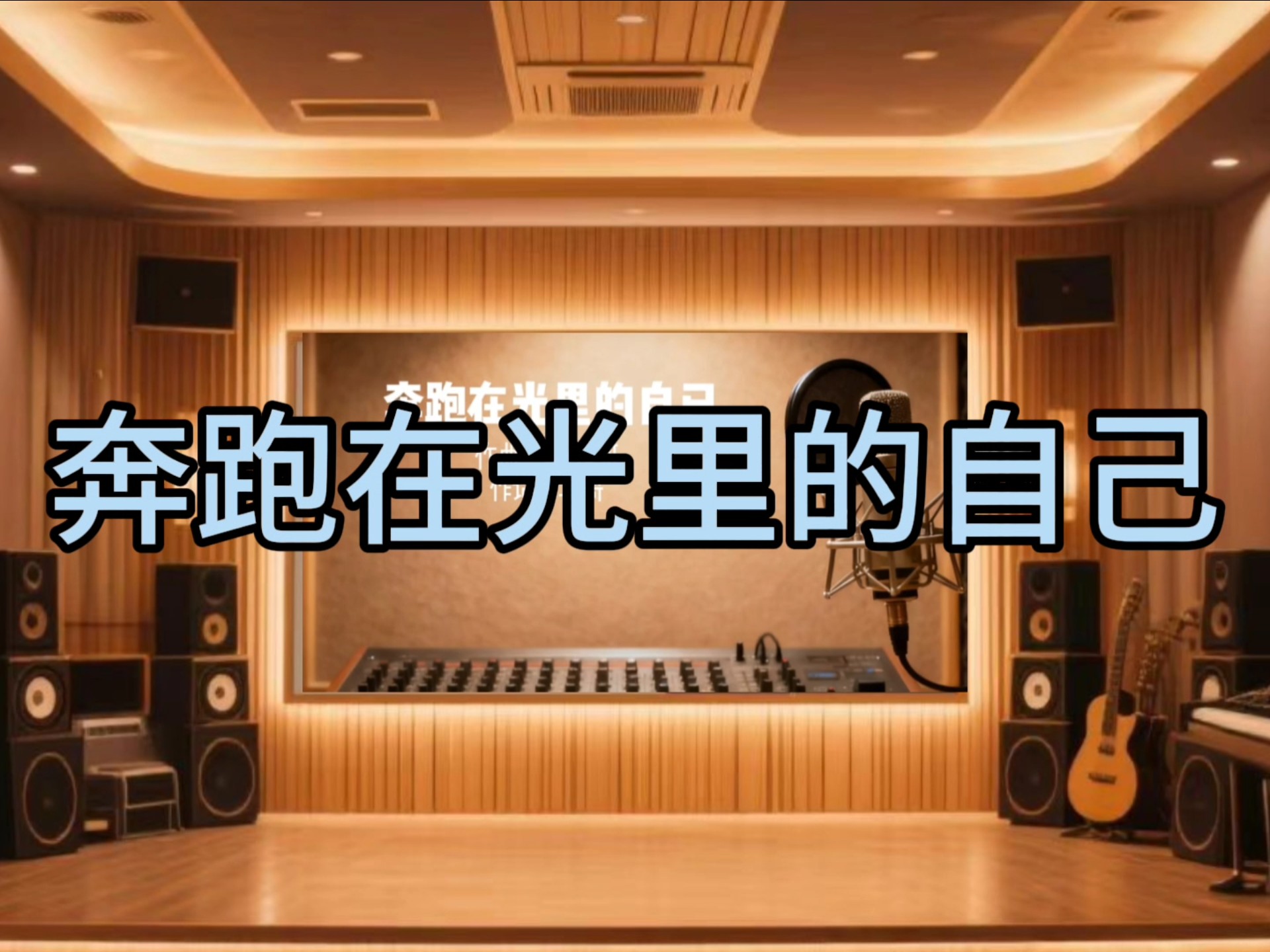 百万级音乐棚听听奔跑在光里的自己～