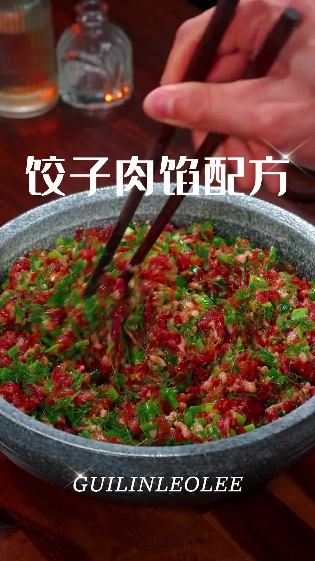 最好吃的饺子肉馅儿的调法配方大全可开店了哔哩哔哩bilibili